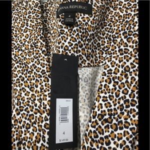 SALE NWT Banana Republic 4 Jumpsuit Animal print $149